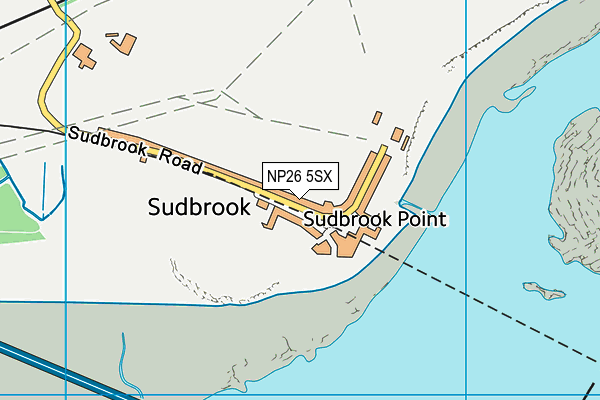 NP26 5SX map - OS VectorMap District (Ordnance Survey) NP26 5SX map - OS VectorMap District (Ordnance Survey)