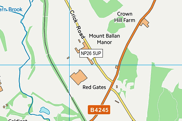 NP26 5UP map - OS VectorMap District (Ordnance Survey) NP26 5UP map - OS VectorMap District (Ordnance Survey)