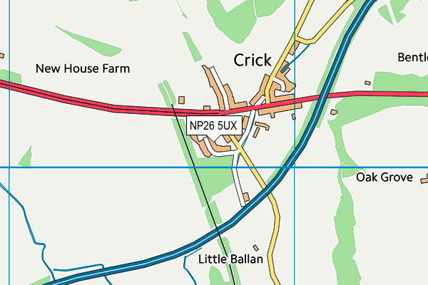 NP26 5UX map - OS VectorMap District (Ordnance Survey) NP26 5UX map - OS VectorMap District (Ordnance Survey)