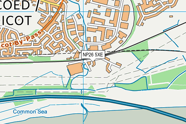 NP26 5XE map - OS VectorMap District (Ordnance Survey) NP26 5XE map - OS VectorMap District (Ordnance Survey)