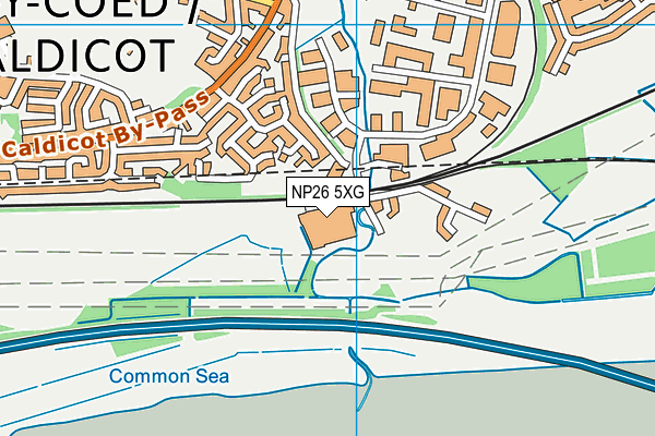 NP26 5XG map - OS VectorMap District (Ordnance Survey) NP26 5XG map - OS VectorMap District (Ordnance Survey)