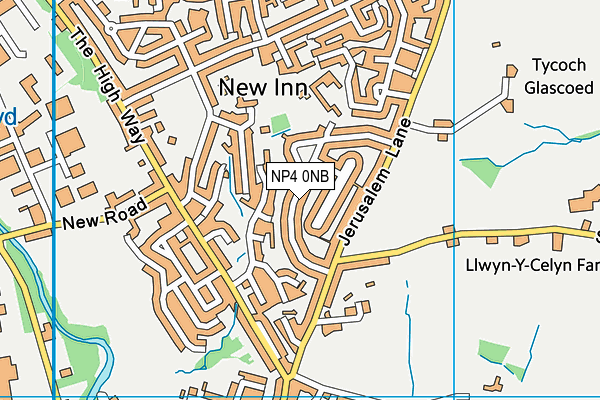 NP4 0NB map - OS VectorMap District (Ordnance Survey) NP4 0NB map - OS VectorMap District (Ordnance Survey)