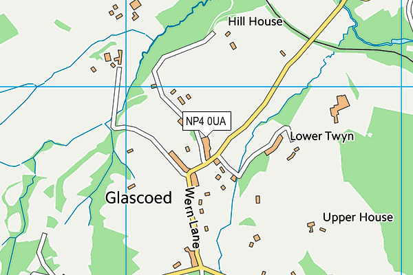 NP4 0UA map - OS VectorMap District (Ordnance Survey) NP4 0UA map - OS VectorMap District (Ordnance Survey)