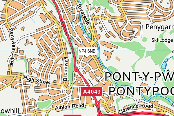 NP4 6NB map - OS VectorMap District (Ordnance Survey) NP4 6NB map - OS VectorMap District (Ordnance Survey)