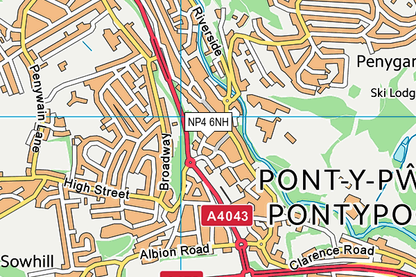 NP4 6NH map - OS VectorMap District (Ordnance Survey) NP4 6NH map - OS VectorMap District (Ordnance Survey)