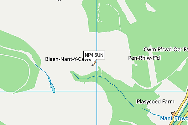 NP4 6UN map - OS VectorMap District (Ordnance Survey) NP4 6UN map - OS VectorMap District (Ordnance Survey)