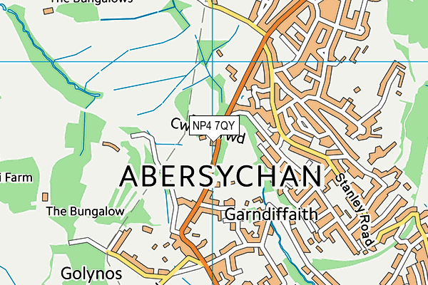 NP4 7QY map - OS VectorMap District (Ordnance Survey) NP4 7QY map - OS VectorMap District (Ordnance Survey)