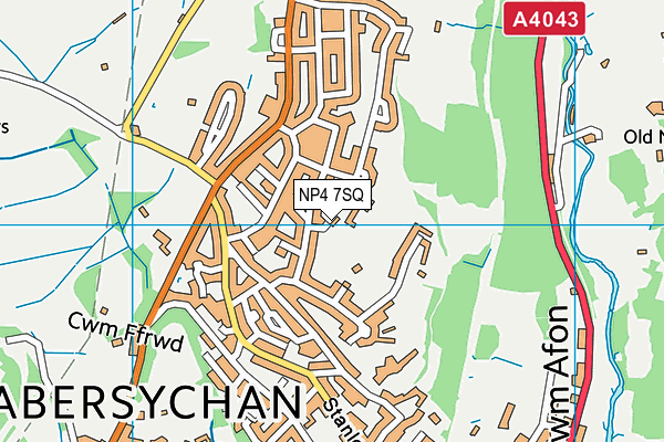 NP4 7SQ map - OS VectorMap District (Ordnance Survey) NP4 7SQ map - OS VectorMap District (Ordnance Survey)