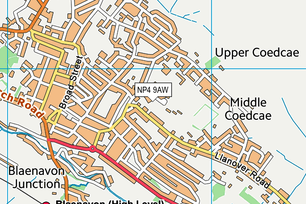 NP4 9AW map - OS VectorMap District (Ordnance Survey) NP4 9AW map - OS VectorMap District (Ordnance Survey)