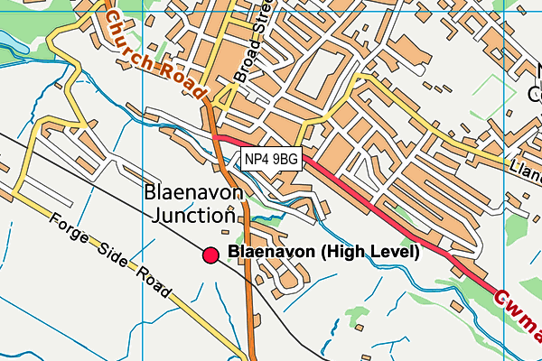 NP4 9BG map - OS VectorMap District (Ordnance Survey) NP4 9BG map - OS VectorMap District (Ordnance Survey)
