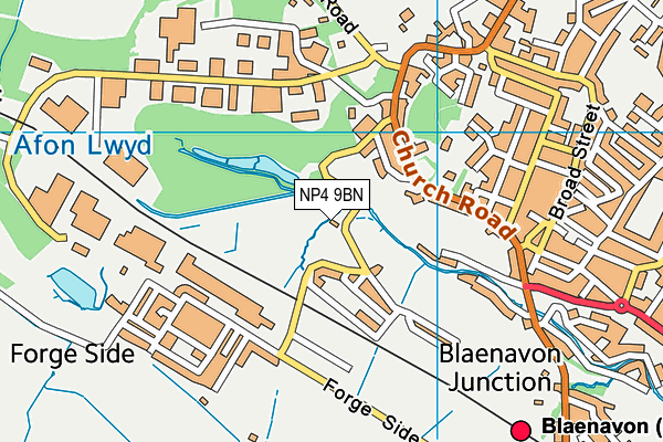 NP4 9BN map - OS VectorMap District (Ordnance Survey) NP4 9BN map - OS VectorMap District (Ordnance Survey)