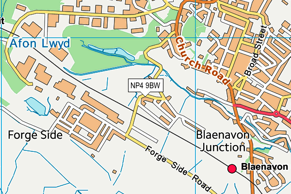 NP4 9BW map - OS VectorMap District (Ordnance Survey) NP4 9BW map - OS VectorMap District (Ordnance Survey)