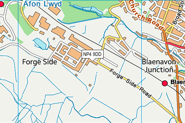NP4 9DD map - OS VectorMap District (Ordnance Survey) NP4 9DD map - OS VectorMap District (Ordnance Survey)