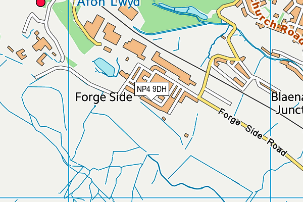 NP4 9DH map - OS VectorMap District (Ordnance Survey) NP4 9DH map - OS VectorMap District (Ordnance Survey)
