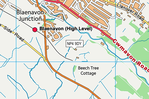 NP4 9DY map - OS VectorMap District (Ordnance Survey) NP4 9DY map - OS VectorMap District (Ordnance Survey)