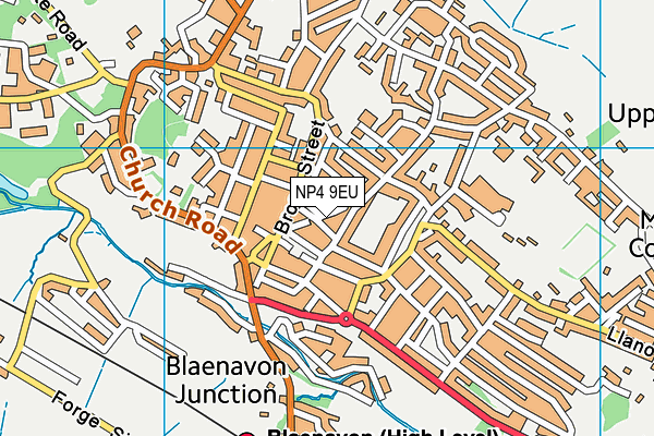 NP4 9EU map - OS VectorMap District (Ordnance Survey)