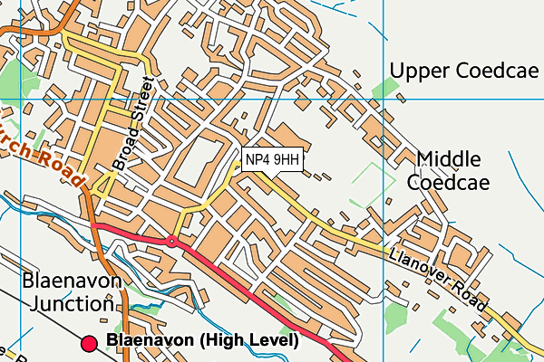 NP4 9HH map - OS VectorMap District (Ordnance Survey) NP4 9HH map - OS VectorMap District (Ordnance Survey)