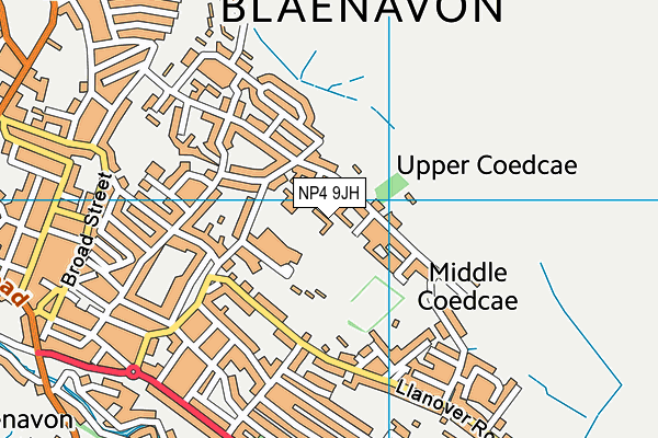 NP4 9JH map - OS VectorMap District (Ordnance Survey) NP4 9JH map - OS VectorMap District (Ordnance Survey)