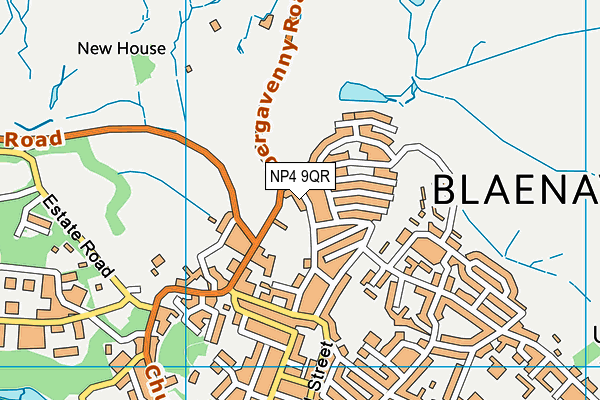 NP4 9QR map - OS VectorMap District (Ordnance Survey) NP4 9QR map - OS VectorMap District (Ordnance Survey)