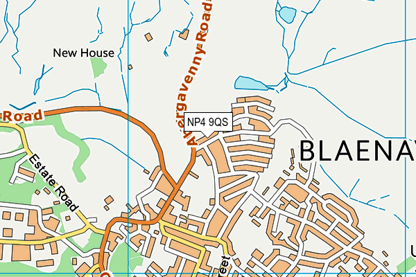 NP4 9QS map - OS VectorMap District (Ordnance Survey) NP4 9QS map - OS VectorMap District (Ordnance Survey)