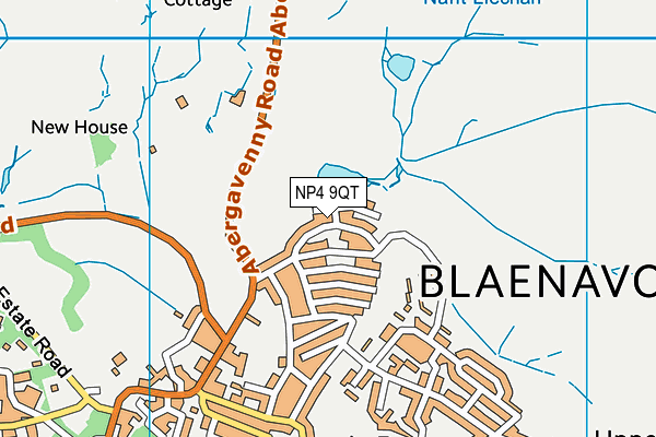 NP4 9QT map - OS VectorMap District (Ordnance Survey) NP4 9QT map - OS VectorMap District (Ordnance Survey)