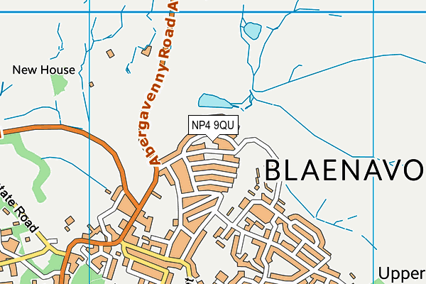 NP4 9QU map - OS VectorMap District (Ordnance Survey) NP4 9QU map - OS VectorMap District (Ordnance Survey)