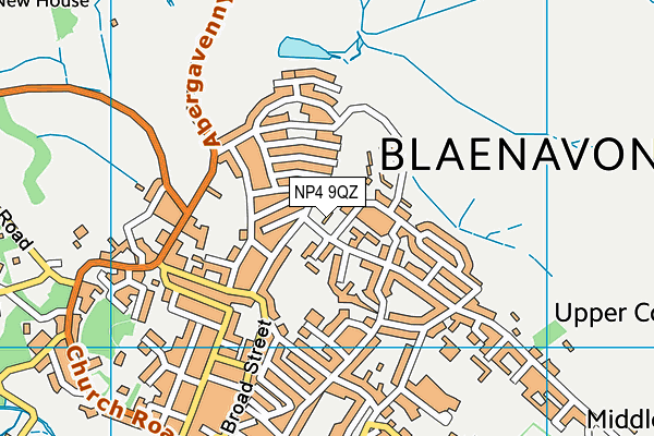 NP4 9QZ map - OS VectorMap District (Ordnance Survey) NP4 9QZ map - OS VectorMap District (Ordnance Survey)