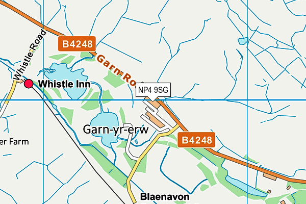 NP4 9SG map - OS VectorMap District (Ordnance Survey) NP4 9SG map - OS VectorMap District (Ordnance Survey)