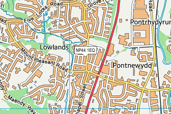NP44 1EQ map - OS VectorMap District (Ordnance Survey) NP44 1EQ map - OS VectorMap District (Ordnance Survey)