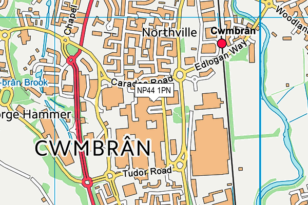 NP44 1PN map - OS VectorMap District (Ordnance Survey) NP44 1PN map - OS VectorMap District (Ordnance Survey)
