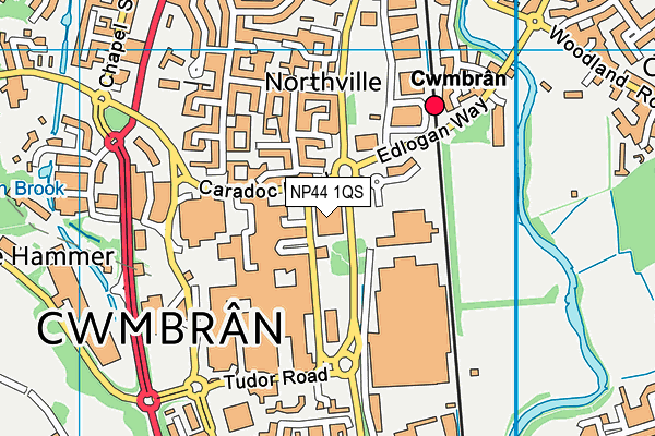 NP44 1QS map - OS VectorMap District (Ordnance Survey) NP44 1QS map - OS VectorMap District (Ordnance Survey)