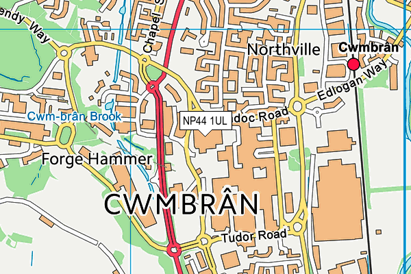 NP44 1UL map - OS VectorMap District (Ordnance Survey) NP44 1UL map - OS VectorMap District (Ordnance Survey)