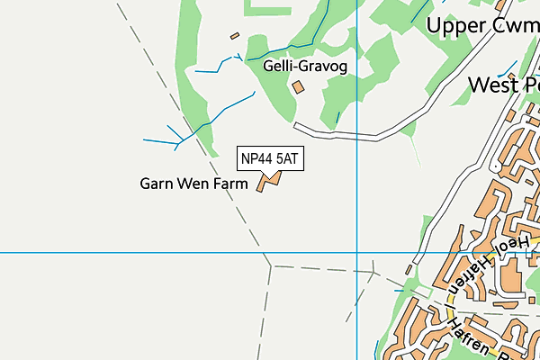 NP44 5AT map - OS VectorMap District (Ordnance Survey) NP44 5AT map - OS VectorMap District (Ordnance Survey)