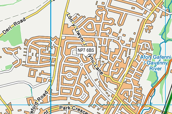 NP7 6BS map - OS VectorMap District (Ordnance Survey) NP7 6BS map - OS VectorMap District (Ordnance Survey)