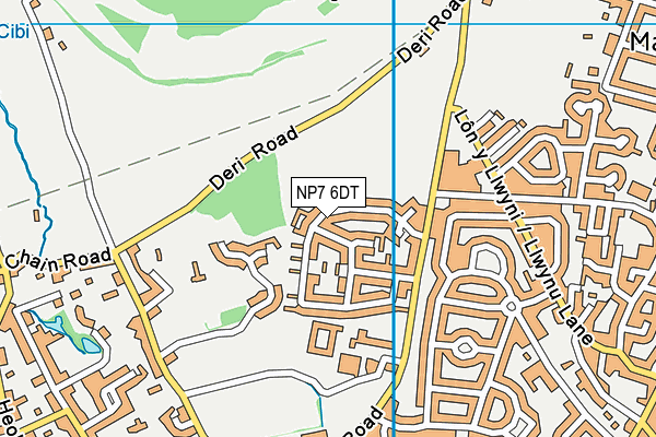 NP7 6DT map - OS VectorMap District (Ordnance Survey) NP7 6DT map - OS VectorMap District (Ordnance Survey)