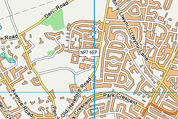 NP7 6EP map - OS VectorMap District (Ordnance Survey) NP7 6EP map - OS VectorMap District (Ordnance Survey)