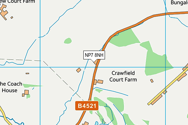 NP7 8NH map - OS VectorMap District (Ordnance Survey) NP7 8NH map - OS VectorMap District (Ordnance Survey)