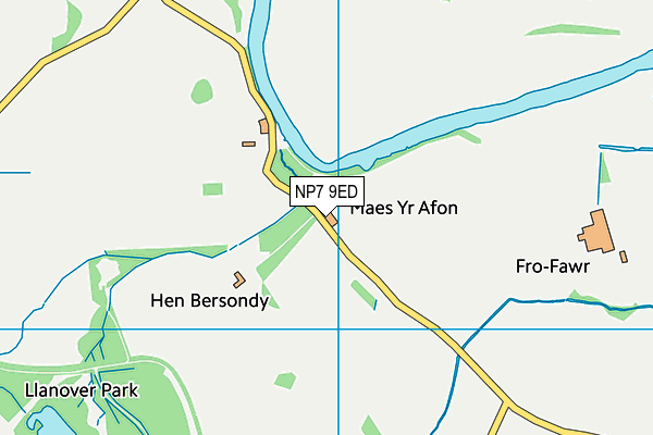 NP7 9ED map - OS VectorMap District (Ordnance Survey) NP7 9ED map - OS VectorMap District (Ordnance Survey)