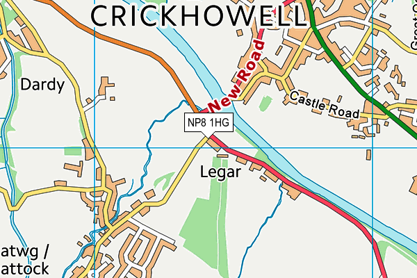 NP8 1HG map - OS VectorMap District (Ordnance Survey) NP8 1HG map - OS VectorMap District (Ordnance Survey)