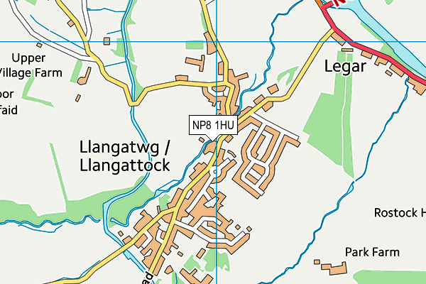 NP8 1HU map - OS VectorMap District (Ordnance Survey) NP8 1HU map - OS VectorMap District (Ordnance Survey)