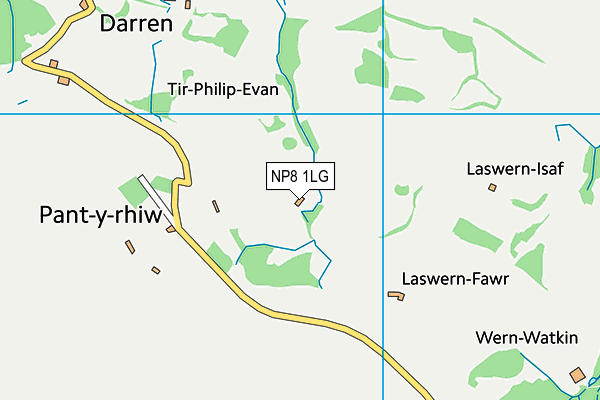 NP8 1LG map - OS VectorMap District (Ordnance Survey) NP8 1LG map - OS VectorMap District (Ordnance Survey)