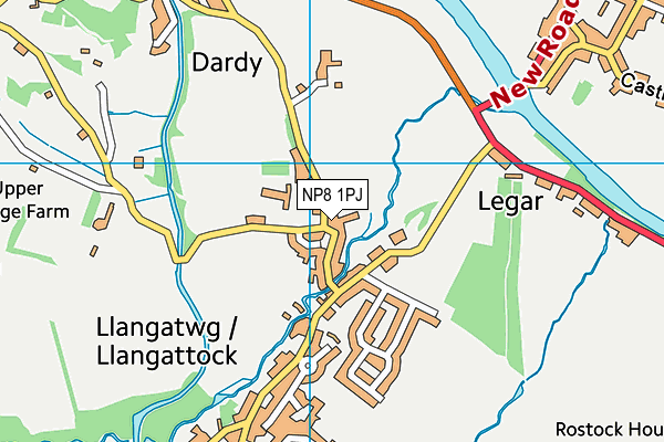 NP8 1PJ map - OS VectorMap District (Ordnance Survey) NP8 1PJ map - OS VectorMap District (Ordnance Survey)