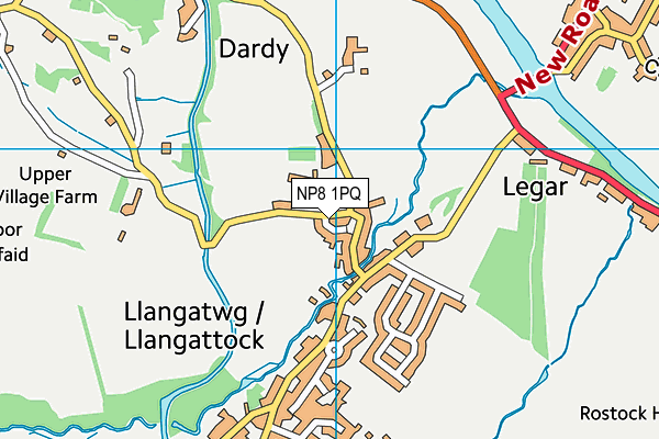 NP8 1PQ map - OS VectorMap District (Ordnance Survey) NP8 1PQ map - OS VectorMap District (Ordnance Survey)