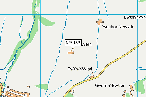 NP8 1SP map - OS VectorMap District (Ordnance Survey) NP8 1SP map - OS VectorMap District (Ordnance Survey)