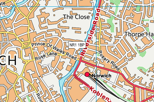 NR1 1BP map - OS VectorMap District (Ordnance Survey) NR1 1BP map - OS VectorMap District (Ordnance Survey)
