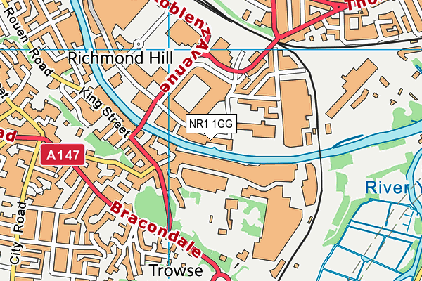 NR1 1GG map - OS VectorMap District (Ordnance Survey) NR1 1GG map - OS VectorMap District (Ordnance Survey)