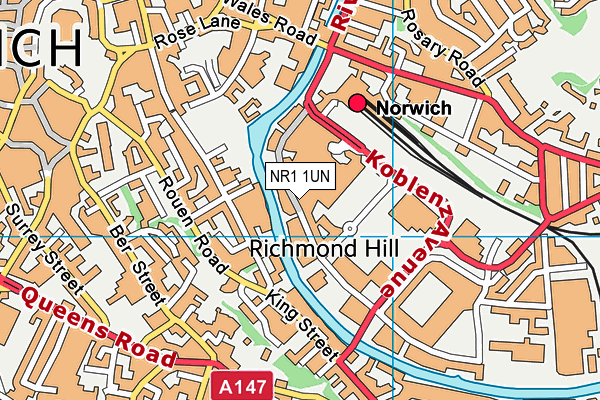 NR1 1UN map - OS VectorMap District (Ordnance Survey) NR1 1UN map - OS VectorMap District (Ordnance Survey)