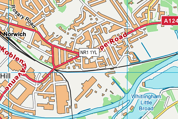 NR1 1YL map - OS VectorMap District (Ordnance Survey) NR1 1YL map - OS VectorMap District (Ordnance Survey)