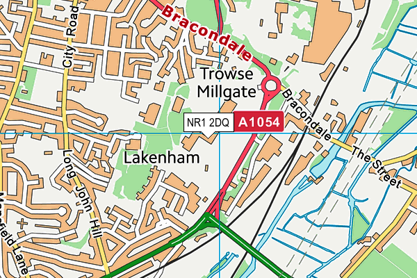 NR1 2DQ map - OS VectorMap District (Ordnance Survey) NR1 2DQ map - OS VectorMap District (Ordnance Survey)