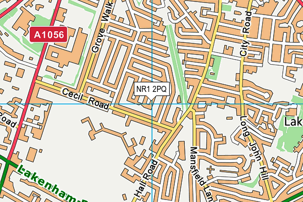 NR1 2PQ map - OS VectorMap District (Ordnance Survey) NR1 2PQ map - OS VectorMap District (Ordnance Survey)